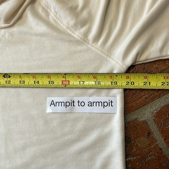 Cupio Ivory Cowl Neck Sweater szL - Picture 10 of 13